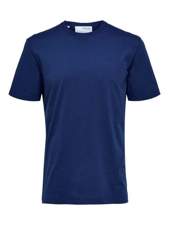Selected Lance SS O-Neck t-shirt - Insignia Blue
